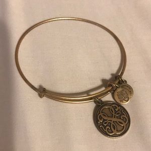 Alex and Ani Bangle Bracelet Gold Bronze